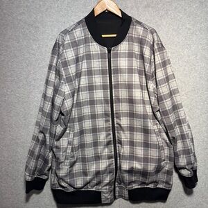 Shaquille O'Neal XLG 2XLT Mens Reversible Wind Resistant Big &Tall Bomber